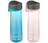 Botella de agua Contigo Jackson 2.0 Tritan con tapa autodescargable, 24 oz (paquete de 2)