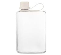 Botella de agua cuadrada | Botellas de agua cuadradas de 500 ml, botella de agua deportiva, botella de agua de viaje al aire libre para verano, fitness, campamento al aire libre, senderismo