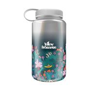 Botella de agua D'Addario Beatles Yellow Submarine Nalgene, color Sea of Green