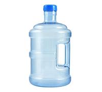 Botella de agua de 5 galones con tapa de rosca, sin, botella de agua mineral de grado alimenticio, recipiente de fácil agarre para deportes, camping, uso comercial residencial
