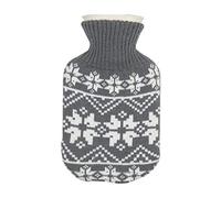 Botella de agua de 500 ml Premium Classic Rubber Caliente o Fría Botella de agua Exterior Gris