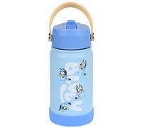 Botella de agua de acero con boquilla y asa, para niñas 350ml (Bluey)