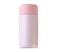 Botella de agua de acero inoxidable, botella de agua reutilizable, contenedor de aislamiento térmico de 150 ml con infusor de té, taza compacta para fitness, senderismo, uso al aire libre por mujeres