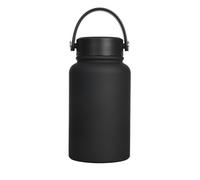 Botella de agua de acero inoxidable con retención de frío, 650 ml, boca ancha, diseño aislado al vacío, botella de bebida para viajes, gimnasios, botella de agua térmica para retención de calor y frío