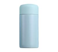 Botella de agua de acero inoxidable de 150 ml, botella aislada al vacío, 2,56 x 2,56 x 5,04 pulgadas, taza de hidratación portátil con de té, a prueba de fugas y compacta, ideal para gimnasio