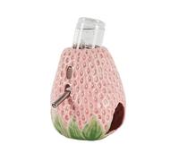 Botella de agua de cerámica para hámster Hideouts, dispensador de agua resistente a las mordidas, accesorios de riego para alimentación de animales pequeños, botella de agua de cerámica para hámster