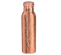 Botella de agua de cobre puro de 27 onzas con tapa, jarra india para beneficios de salud ayurvédica para regalos