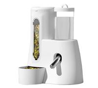 Botella de agua de hámster, alimentador automático de hámster Botella de | 2 en 1 suministros de alimentación, contenedor de alimentos sin para animales p