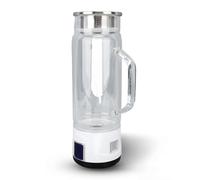 Botella de Agua de Hidrógeno, 1000 Ml, 1000 a 1500 Ppb, Generador de Agua Rica en Hidrógeno de Vidrio de Borosilicato con Mango para el Hogar, Fitness, Oficina