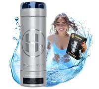 Botella de agua de hidrógeno, generador de botellas de agua de hidrógeno de hasta 9000 PPB con tecnología SPE/PEM, adaptador universal portátil 3 en 1 y spray de niebla refrescante para hidratación