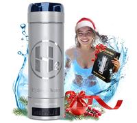 Botella de agua de hidrógeno, generador de botellas de agua de hidrógeno de hasta 9000 PPB con tecnología SPE/PEM, adaptador universal portátil 3 en 1 y spray de niebla refrescante para hidratación