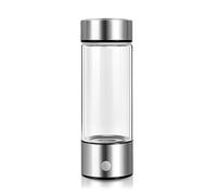 Botella De Agua De Hidrógeno Máquina De Ionizador De Agua De Hidrógeno Portátil Generador De Agua Rico En Hidrógeno Con Tecnología SPE Y PEM 3 Min Hacer Contenido De Hidrógeno A 800-1000 PPB 420 Ml(Si