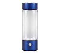 Botella De Agua De Hidrógeno Máquina De Ionizador De Agua De Hidrógeno Portátil Generador De Agua Rico En Hidrógeno Con Tecnología SPE Y PEM 3 Min Hacer Contenido De Hidrógeno A 800-1000 PPB 420 Ml(Bl