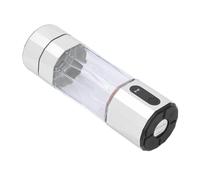 Botella de Agua de Hidrógeno Portátil, Electrólisis Rápida de Alta Concentración con Membrana de Intercambio de Protones, Producción de Hidrógeno 6000-8000PPB para Viajes, (SILVER)