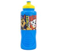 Botella de agua de plástico infantil ergonómica de 430 ml de La Patrulla Canina