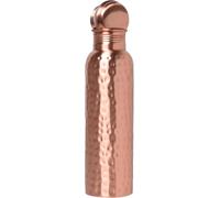 Botella de agua de viaje 100% puro cobre martillado - Beneficios ayurvédicos para la salud