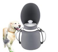 Botella de agua de viaje para perros, 800 ml, dispensador plegable a prueba de fugas con tazón, portable Pet Drinking Feeder with Lanyard for Small, Medium & Large Dogs on Walks and Trips, 9.84 x 5.31