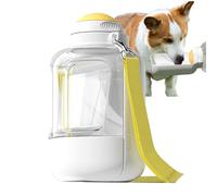 Botella de agua de viaje para perros - Dispensador de agua impermeable, diseño ergonómico | Tanque portátil de gran capacidad para hidratar a tu mascota durante viajes, senderismo, paseos y