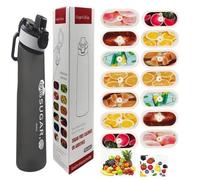 Botella de agua deportiva de 700ml con cápsulas en 14 sabores, el material tritán no teme a las altas temperaturas, y el sabor natural a fruta extraído hace que el agua sea segura y sabrosa. Sin