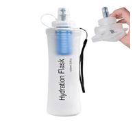 Botella de Agua Filtrante Frasco Flexible Plegable Purificador de 1 Litro | Botella filtrante al aire Para ciclismo camping viaje senderismo fitness gimnasio deporte y desplazamien