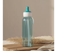 Botella de agua Flip-up turquesa 500 ml | Mepal
