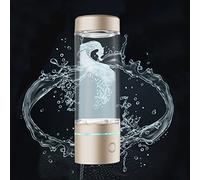 Botella de Agua Hidrogenada Ionizada Portatil ionizador 240 ml -Generador de hidrógeno con PEM SPE Tecnología Producción de hidrógeno Concentración 3000 PPb-Facil Usar - USB Recargable