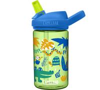 Botella de agua infantil CamelBak Eddy+ de 14 oz con Tritan Renew - Tapa con popote, a prueba de fugas cuando est cerrada, dise o de animales de