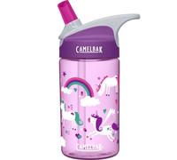 Botella de agua infantil CamelBak Eddy - V lvula de mordida grande - A prueba de derrames - Sin BPA - Unicornios (345 ml)