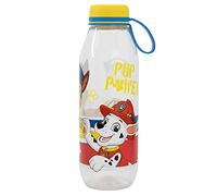 Botella de agua infantil de Ecozen de 650 ml con tapón con colgador de La Patrulla Canina