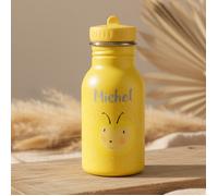 Trixie Botella de agua para niños, acero inoxidable, 350 ml, Mrs. Bumblebee (Humme)