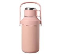 Botella de agua isotérmica - Jarra térmica de acero inoxidable | Botella de bebida reutilizable antifugas con asa para viajes al gimnasio, taza aislada portátil mantiene las bebidas c
