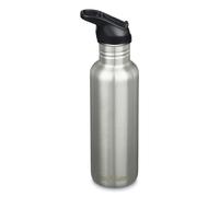 Klean Kanteen Fahrrad Trinkflaschen Classic Narrow (Flip Sport) mit Trinkverschluss aus Edelstahl in der Farbe Brushed Stainless mit einem Volumen von 800 ml, 1011192