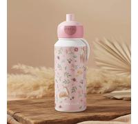 Mepal - Botella para Beber Pop-up Campus - Botella para Beber Little Dutch - Botella Agua a Prueba de Fugas para la Escuela - Sin BPA y apta para Lavavajillas - 400 ml - Fairy Garden