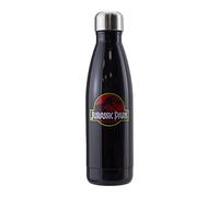 Botella de agua metálica Jurassic Park - Producto oficial, botella de acero inoxidable con tapa a prueba de fugas