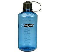 Botella de agua Nalgene Tritan de boca estrecha sin BPA, azul pizarra, 32 oz (342001)