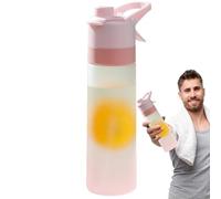 Botella de agua nebulizadora | Función de niebla y sorbo 2 en 1 ďe 650 ml sin fugas Botella đe agua portátil para gimnasio Correr Ciclismo Entrenamiento Deporte al aire libre B́otella d́e água reutili