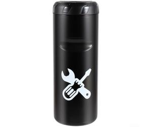 Botella de agua para bicicleta con carcasa dura y diseño sellado para almacenamiento resistente a la intemperie de accesorios de reparación durante viajes prolongados