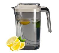 Botella de agua para, botella de agua de alimenticio de 2200 ml para refrigerador, contenedor multifuncional, refrigerador que ahorra espacio para limonada, leche, té