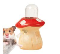 Botella de agua para hámster - Ceramic 60ml 8.8x8.8x13cm | Bite resistente a fugas a prueba de fugas sin dispensador | Botella pequeña para mascotas para Chinchilla Cage Apartment Living Room