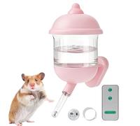 Botella de agua para hámster - Dispensador magnético sin de 170 ml con luz nocturna a distancia | Botella de agua jaula para hámsters, jerbos, chinchillas y erizos | Impermeable y fácil