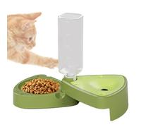 Botella de agua para mascotas con tazón,Botella de agua con cuenco para perros | Contenedor de comida para gatitos,Alimentador para cachorros, cuencos para perros y gatos, dispensador de agua, bote