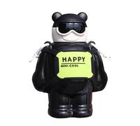 Botella De Agua Para Niños - Termo Con Forma De Oso Aislado Al Vacío, Jarra De Viaje De Acero Inoxidable Con Correa Ajustable Para El Hombro, Botella Con Estuche De Accesorios - Para Niños, Cumpleaños