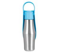 Botella De Agua para Pasear Perros - Botella Viajera para Cachorros con Tazón,750ml Acero Inoxidable Recipiente Antifugas para Perros Y Gatos Senderismo Camping Al Aire Libre
