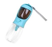 Botella de agua para pasear, vaso para mascotas, botella de agua para mascotas al aire libre | Dispensador de agua multifunción de comida seca para perros para caminar, camping, hogar, viajes