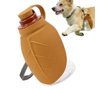 Botella de Agua para Perro, 7 x 7 x 14,5 cm, de Silicona, a Prueba de derrames, para Mascotas, dispensador de Agua para Perros, para Jaula, Gato, Cachorro, hámster, Conejo, Jaula para Acampar