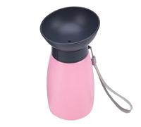Botella de agua para perros, 600 ml, dispensador de agua para mascotas con cuello inclinado, portátil para perros y gatos, ideal para caminar, viajar, senderismo, camping, parque, coche, viajes por