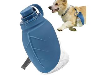 Botella De Agua para Perros,Bebedero Y Plato De Comida A Prueba De Fugas | Cantimplora Portátil para Mascotas - para Gato Cachorro Hámster Conejo Transportín Jaula Perrera Exterior Camping