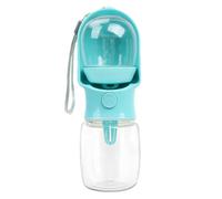 Botella de agua para perros - Botella de agua para perros | Contenedor de comida y agua para mascotas | Botella de agua de viaje para cachorros con cuenco, portátil, a prueba de fugas, ligera para