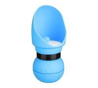 Botella de agua para perros: botella de agua portátil para perros con dispensador de alimentación | Botella para beber perros y contenedor de alimentación plegable, dispensador de agua para gatos y pe