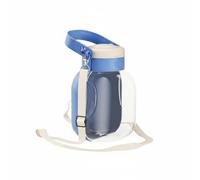 Botella de Agua para Perros Botella Dispensador Taza de Viaje Plegable 2 en 1 con Correa Fácil de Limpiar Hips Adecuada para Paseos Viajes Entrenamiento y Jardín, Color to 3, 1500ml